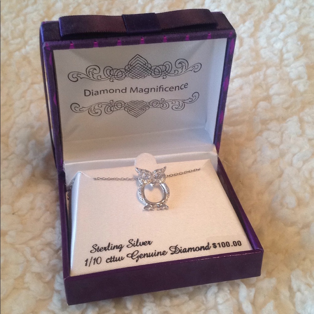 Silver Owl Necklace